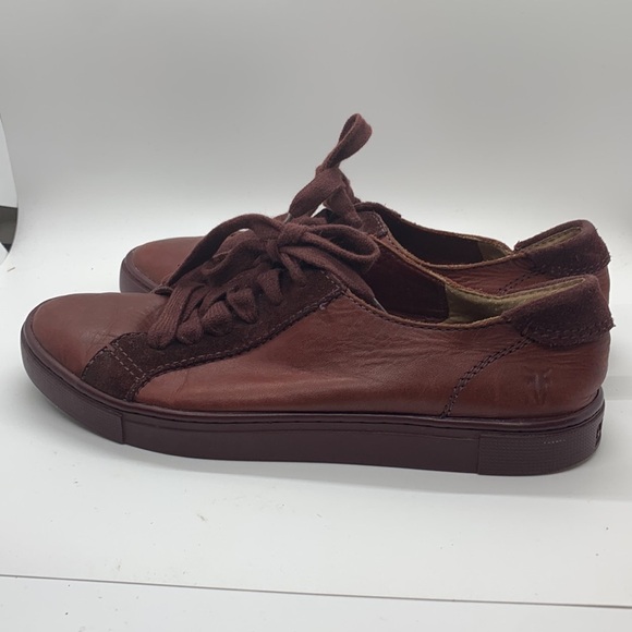 Frye Woman’s Leather Sneaker 6M - Picture 3 of 6